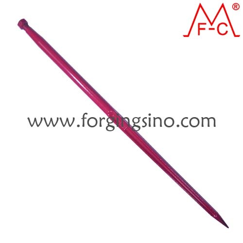 Forged loader tine-straight H profile