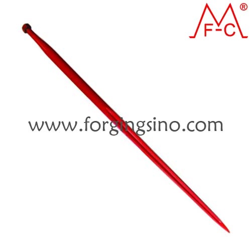 Forged hay bale spears 1100x36 V profile