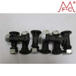 M0057 Forged bolt nut of steel track