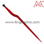 M0090 Forged hay bale spear-cranked square profile