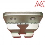 Forged tie plate for railway MFC10