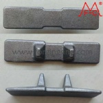 M0376 160g Precoated sand casting iron core of rubber tracks