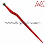 M0405 Forged hay bale spear-cranked square profile
