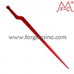 M0406 Forged hay bale spear-cranked H profile
